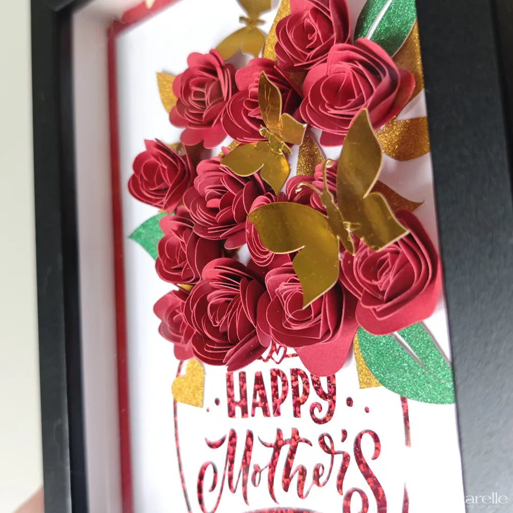 Happy Mother’s Day Shadow Box Frame - Handmade in Ireland - Shadow Box Frame - Printarelle