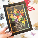 Happy Mother’s Day Shadow Box Frame - Handmade in Ireland - Shadow Box Frame - Printarelle