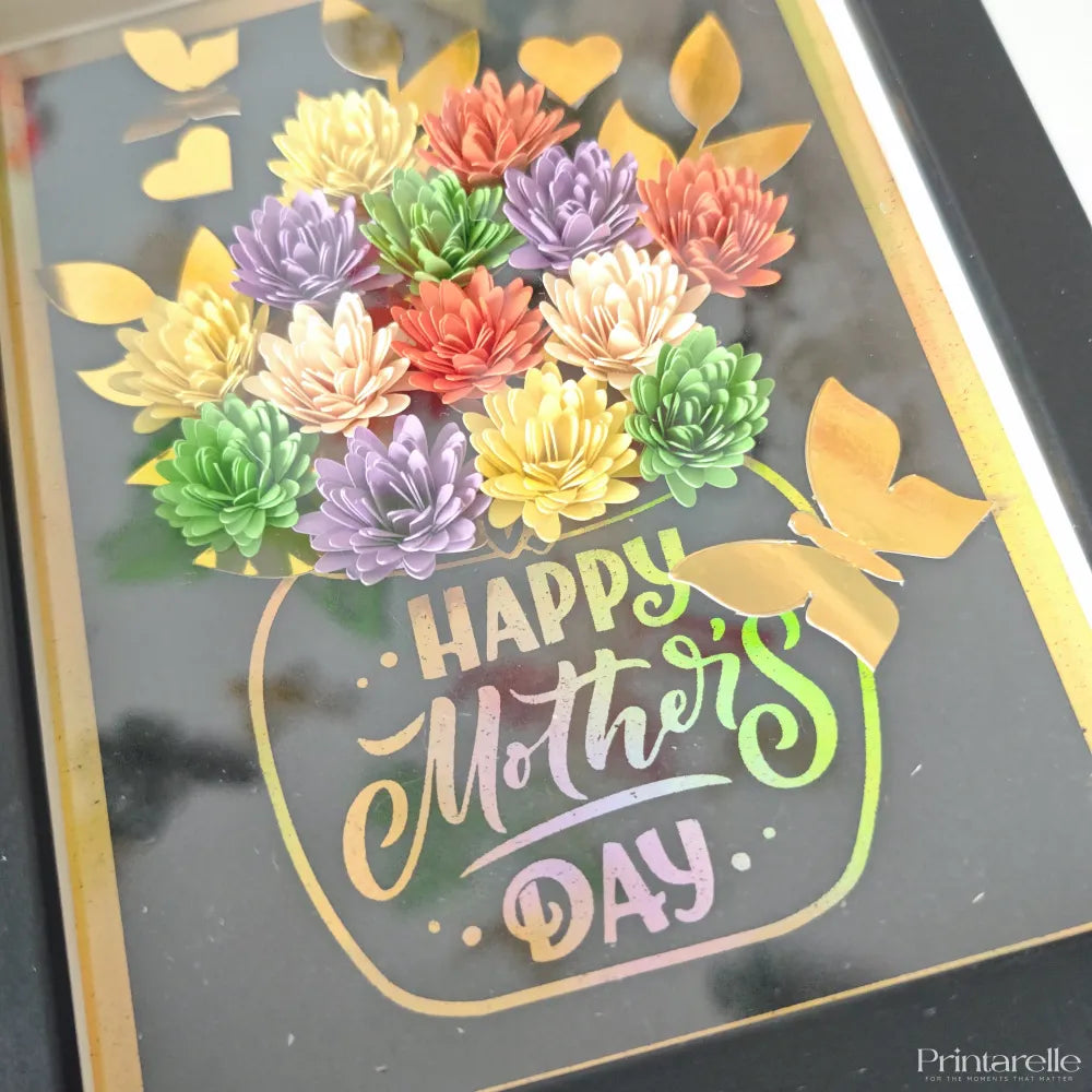 Happy Mother’s Day Shadow Box Frame - Handmade in Ireland - Shadow Box Frame - Printarelle