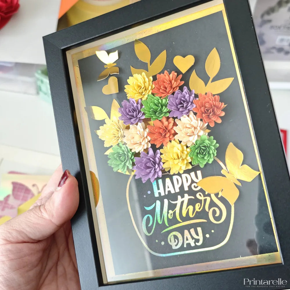 Happy Mother’s Day Shadow Box Frame - Handmade in Ireland - Shadow Box Frame - Printarelle