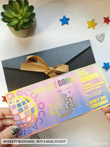 Harry Styles Foil Ticket | Personalised Keepsake Gift - harry styles, foil ticket, harry styles foil, styles foil