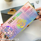 Harry Styles Foil Ticket | Personalised Keepsake Gift - harry styles, foil ticket, harry styles foil, styles foil