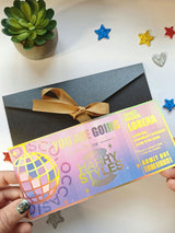Harry Styles Foil Ticket | Personalised Keepsake Gift - Foil Ticket - Printarelle