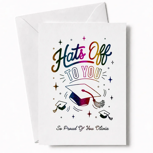 Scratch reveal card for Irish student results day gift