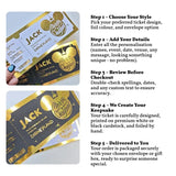 Christmas Surprise Foil Ticket | Personalised Disney Reveal - Foil Ticket