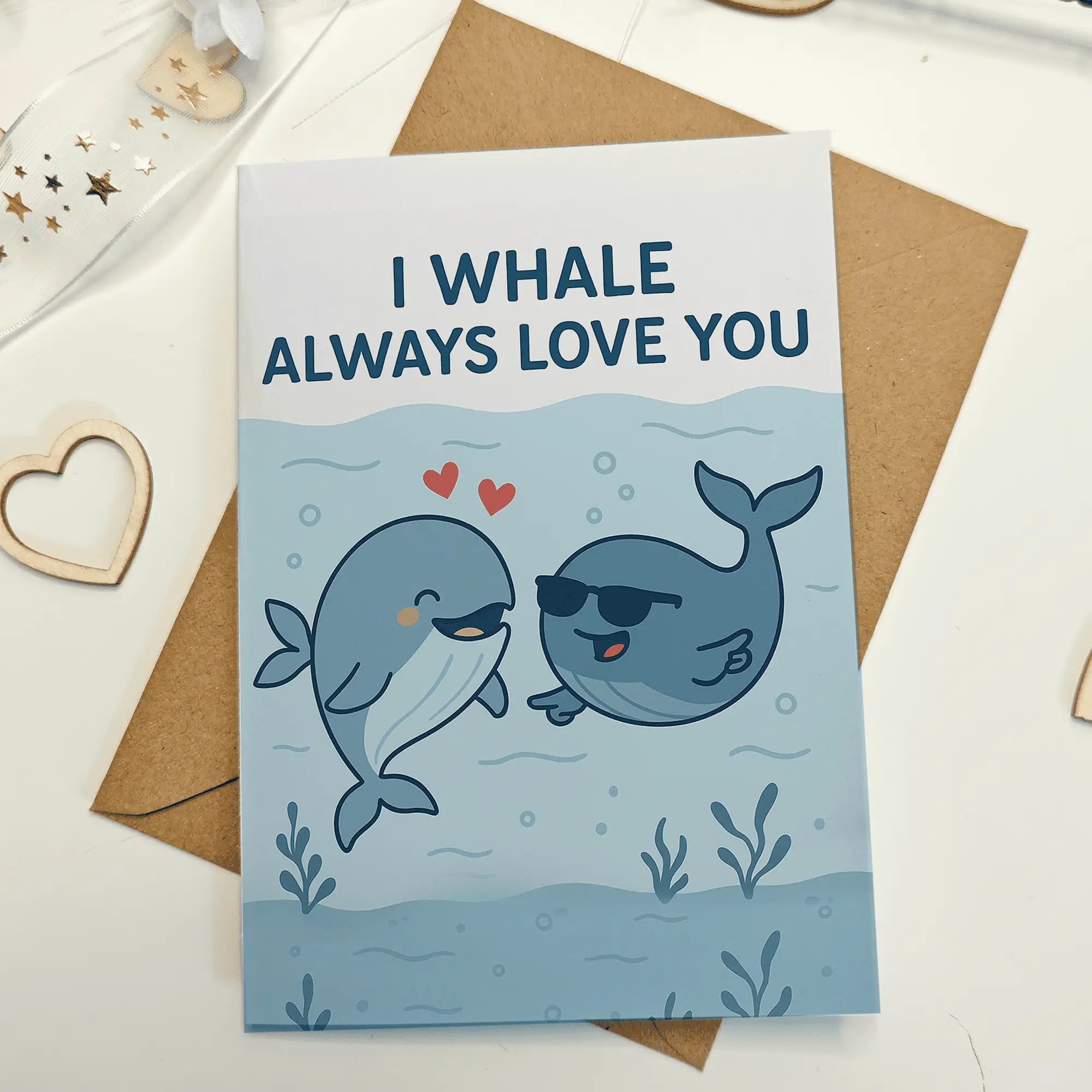 I Whale Always Love You | Cute Anniversary Card - Greeting Card