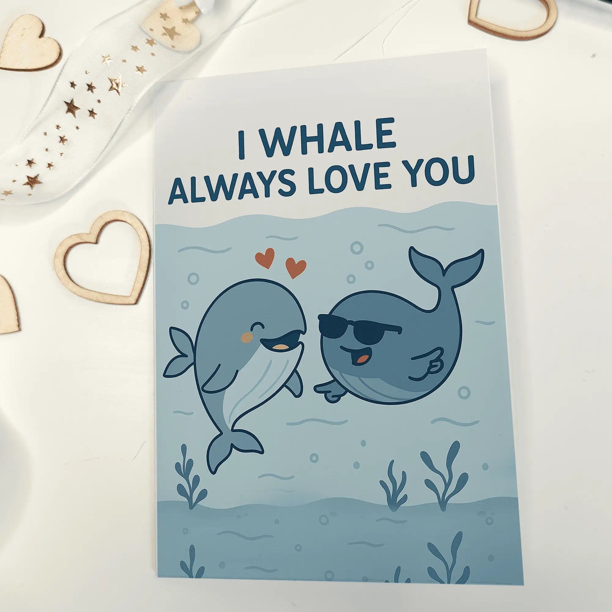 I Whale Always Love You | Cute Anniversary Card - Greeting Card