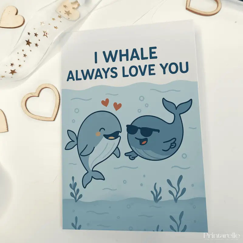 I Whale Always Love You | Cute Anniversary Card - Greeting Card