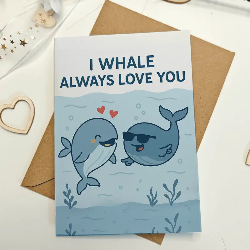 I Whale Always Love You | Cute Anniversary Card - Greeting Card