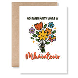 Irish Teacher Thank You Card – “Go Raibh Maith Agat a Mhuinteoir” Floral - Greeting Card - Printarelle