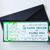 Handmade - Foil Keepsake Card - Katie Taylor at Croke Park Boxing Surprise Reveal Gift | Ireland