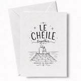 Handmade - Greeting Card - Le Chéile Together Irish Card – Sunset Pier Couple | Ireland