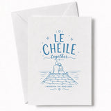 Handmade - Greeting Card - Le Chéile Together Irish Card – Sunset Pier Couple | Ireland