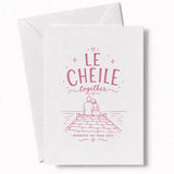 Handmade - Greeting Card - Le Chéile Together Irish Card – Sunset Pier Couple | Ireland