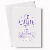 Handmade - Greeting Card - Le Chéile Together Irish Card – Sunset Pier Couple | Ireland