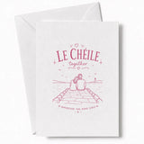 Handmade - Greeting Card - Irish Le Chéile Together Wedding Card – Pier Scene | Ireland