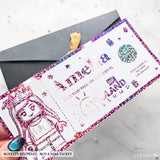 Legoland Surprise Foil Ticket | Personalised Keepsake - personalised legoland foil, kraft envelope, personalised