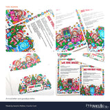 Colorful pixel art elf letters featuring festive elves candy canes snowmen for level up gaming goodbye letter set