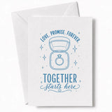 Handmade - Greeting Card - Love Promise Forever Wedding Card – Ring Box | Ireland