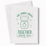 Handmade - Greeting Card - Love Promise Forever Wedding Card – Ring Box | Ireland