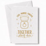 Handmade - Greeting Card - Love Promise Forever Wedding Card – Ring Box | Ireland