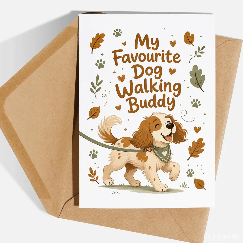 Handmade Greeting Card | Printarelle | For the dad who never minds being dragged out in all weather. This charming