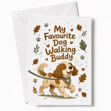 Handmade Greeting Card | Printarelle | For the dad who never minds being dragged out in all weather. This charming