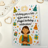 Nanny Happy Birthday Card - Greeting Card