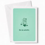 One Big Adventure | Fun Wedding Day Greeting Card - big adventure, wedding day, fun wedding, fun wedding card, vintage