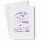 Handmade - Greeting Card - Coastal Wedding Card – Just the Two of You That’s Enough | Ireland