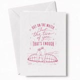 Handmade - Greeting Card - Coastal Wedding Card – Just the Two of You That’s Enough | Ireland