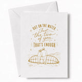 Handmade - Greeting Card - Coastal Wedding Card – Just the Two of You That’s Enough | Ireland