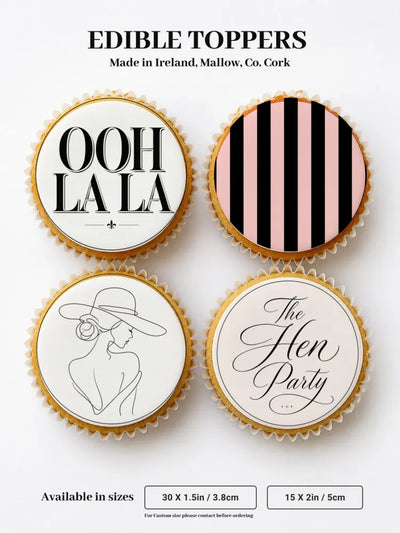 Hen Party Cupcake Toppers