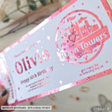 Personalised Alton Towers Resort Birthday Ticket | Kids Surprise Gift - alton towers, alton towers resort, towers