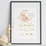 Personalised Baby Name Nursery Wall Print - Prints - Printarelle