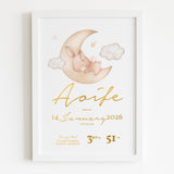 Personalised Baby Name Nursery Wall Print - Prints - Printarelle