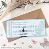 Personalised Barber Booking Voucher | Haircut & Beard Gift for Him - experience gifts, booking voucher, personalised