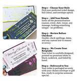 Personalised Christmas Foil Ticket Gift Voucher - Foil Ticket