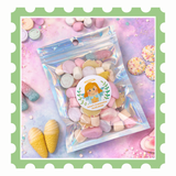 Personalised Communion Stickers - Blonde Girl Angel - Stickers - Printarelle