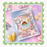 Personalised Communion Stickers - Girl Angel - Stickers - Printarelle