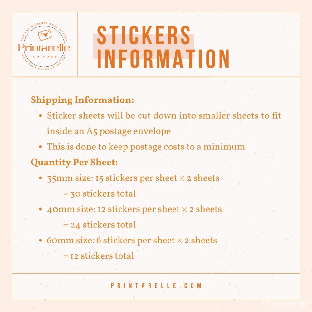 Personalised Confirmation Stickers - Colorful Floral - Stickers - Printarelle