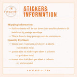 Personalised Confirmation Stickers - Colorful Floral - Stickers - Printarelle