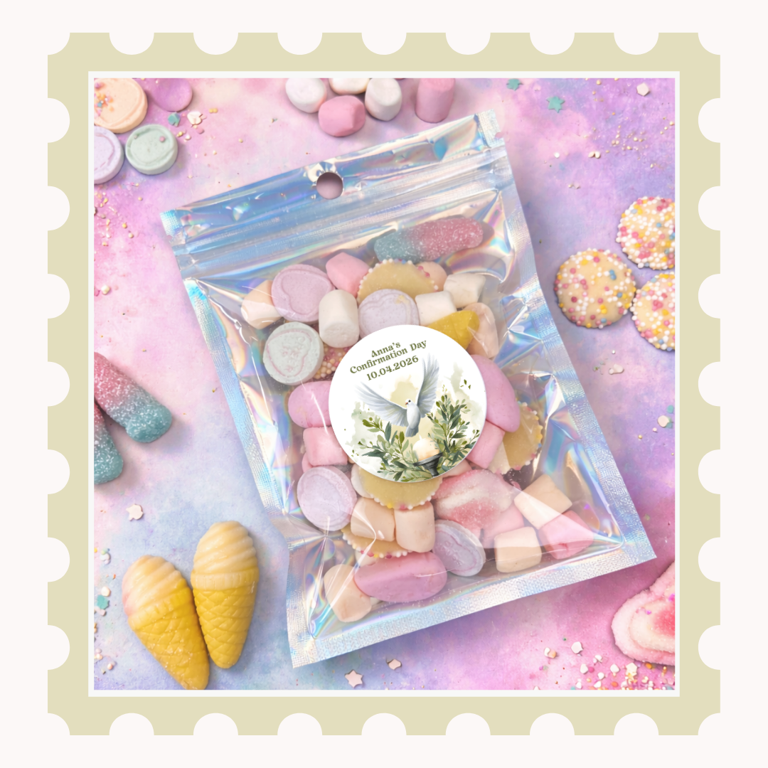 Personalised Confirmation Stickers - Dove & Chalice - Stickers - Printarelle