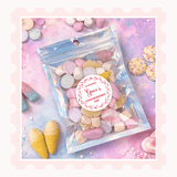 Personalised Confirmation Stickers | Red Floral Wreath Design - Stickers - Printarelle