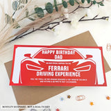 Personalised Ferrari Driving Experience Ticket Gift | Birthday Surprise for Him - driving experience, experience gifts,
