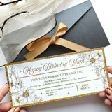 Personalised Foil Treatment Voucher Ticket Ireland - Foil Tickets - Printarelle