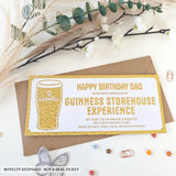 Personalised Guinness Storehouse Experience Ticket | Birthday Gift for Dad - guinness storehouse, guinness storehouse