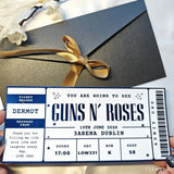 Personalised Guns N’ Roses Foil Ticket Gift - Foil Ticket - Printarelle