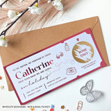 Personalised Holiday Scratch-to-Reveal Ticket | Any Destination Reveal - personalised holiday, personalised holiday