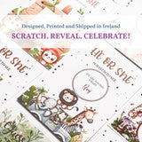 You’re Going to be an Auntie Scratch Card – Wildflower | Pregnancy Announcement - Greeting Card - Printarelle